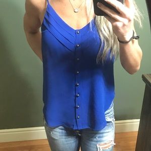 Naked Zebra Royal Blue Tank